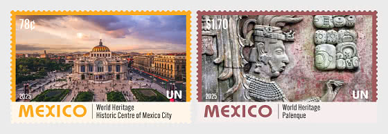 2025 联合国教科文组织世界遗产 - (纽约) - 套票