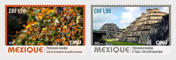 2025 UNESCO-Welterbe – Mexiko - (Genf) - Serie
