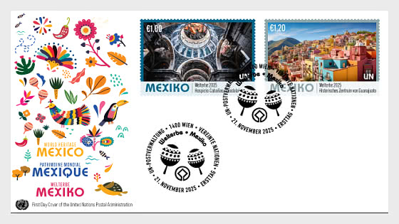 2025 联合国教科文组织世界遗产 -（维也纳） - 首日封