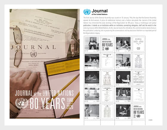 2026 80 Jahre UN-Journal - Bogenserie
