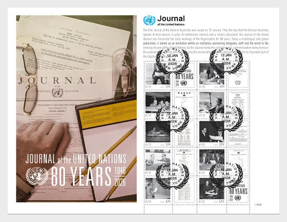 2026 80 Jahre UN-Journal - Bogenserie CTO