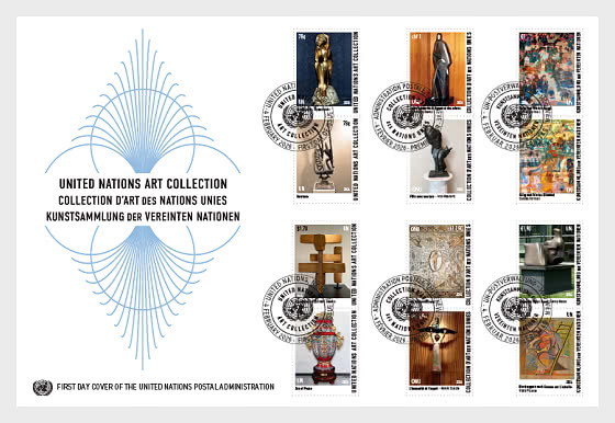 2026 Collezioni d'arte delle Nazioni Unite - (3 Uffici) - FDC