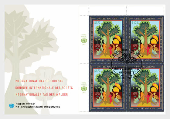 2026 国际森林日 - (纽约) - 首日封