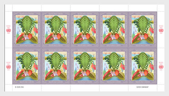 2026 Día Internacional de los Bosques - (Ginebra) - Mini Hojas