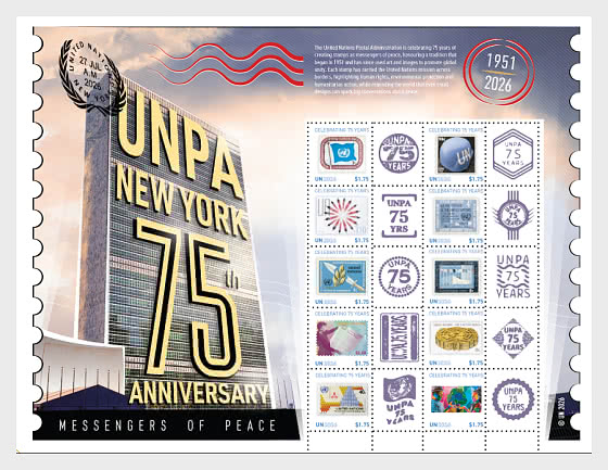 2026 75. Jahrestag der UNPA New York - Bogenserie